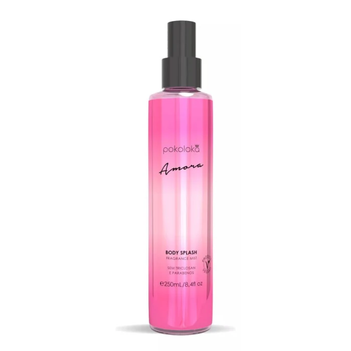 Body Splash Perfumado Amora Feminino 250mL Pokaloka