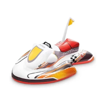 Boia Bote Inflável Infantil Jet Ski Branco Intex Novo