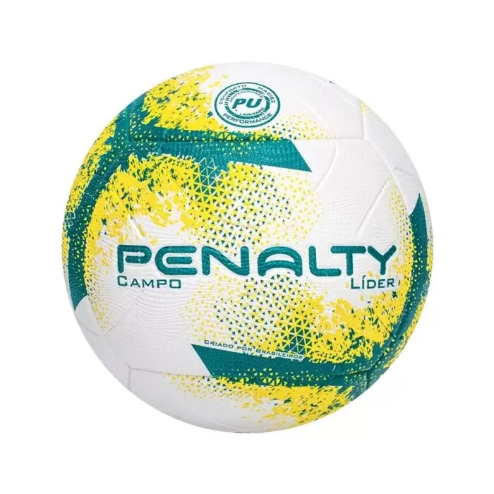 Bola De Futebol Campo Lider Branco e Verde Penalty Novo