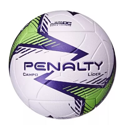 Bola De Futebol Para Campo Penalty Branco Verde E Roxa