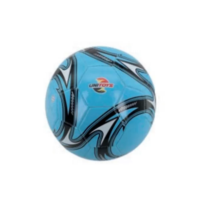 Bola De Futebol Para Futebol Cor Azul Preto E Branco Unitoys