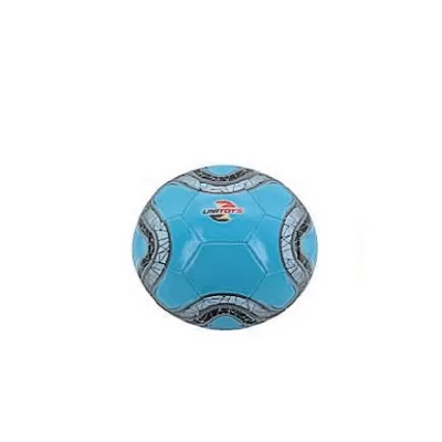 Bola De Futebol Para Futebol Cor Azul Preto E Cinza Unitoys