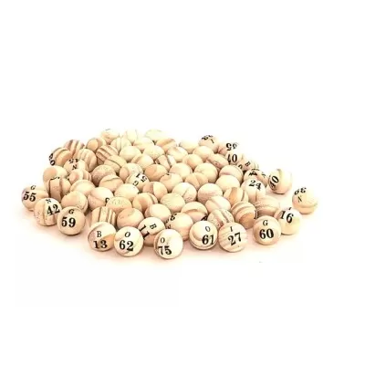 Bolas De Bingo Número 2 De 1 A 75 Novo