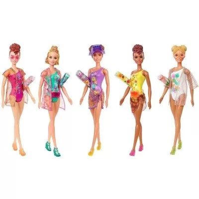 Boneca Barbie Color Reveal 7 Surpresas que muda de cor