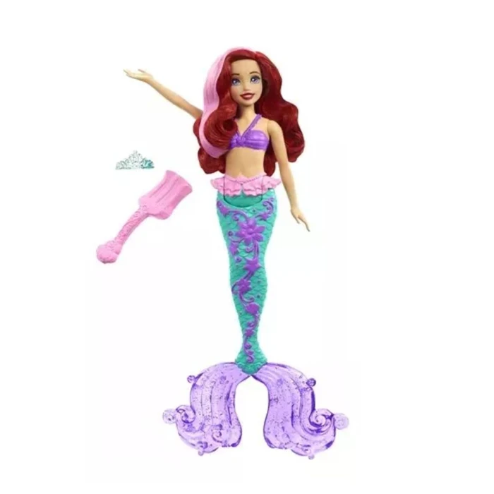 Boneca Barbie Disney Princesa Ariel Ruiva HLW00 Mattel