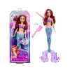 Boneca Barbie Disney Princesa Ariel Ruiva HLW00 Mattel