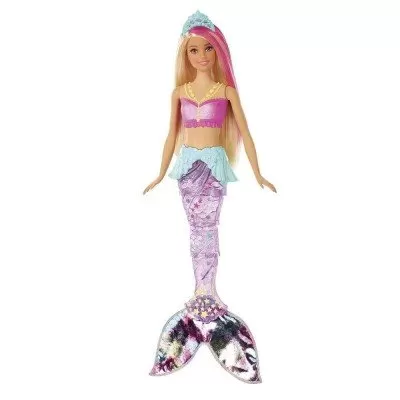 Boneca Barbie Dreamtopia Sereia Com Luzes De Arco Iris