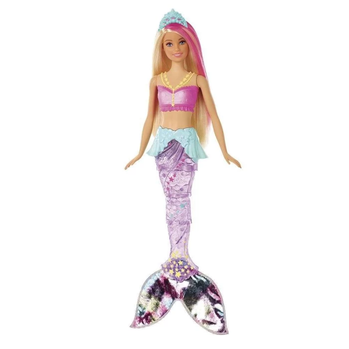 Boneca Barbie Dreamtopia Sereia Com Luzes De Arco Iris