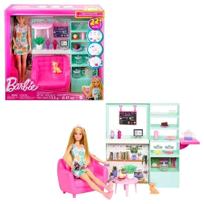 Boneca Barbie Fashion Bem-Estar: Hora Do Chá Hkt94 Mattel