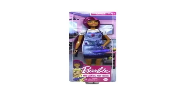 Boneca Barbie Profissões Cabeleireira Fashion DVF50 Mattel