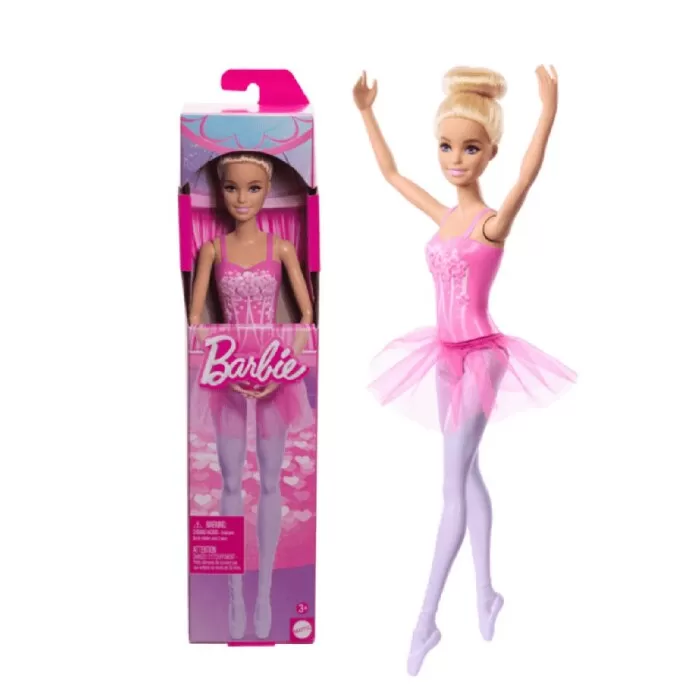 Boneca Barbie Profissões Bailarina Rosa Mattel