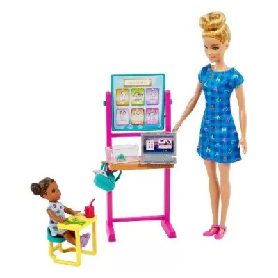 Boneca Da Barbie Com Conjunto De Profissões Mattel