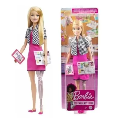 Boneca Da Barbie Profissões Design Interiores 30cm Mattel