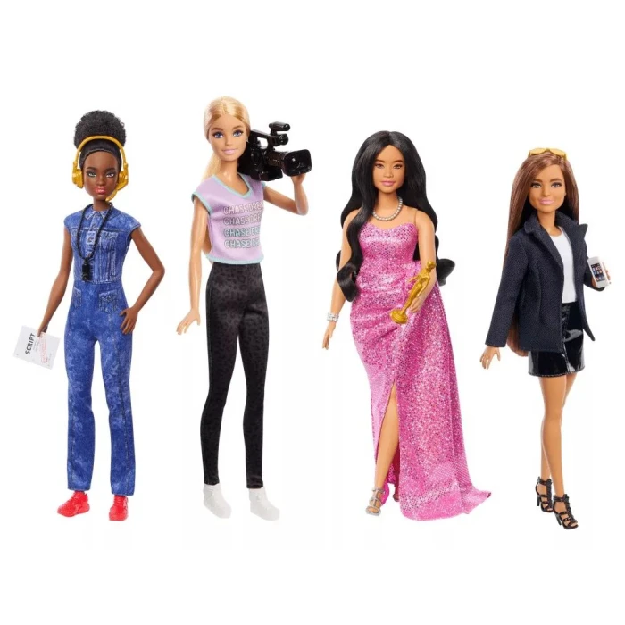 Boneca Da Barbie Profissões: Diretora De Cinema 4-PK Mattel