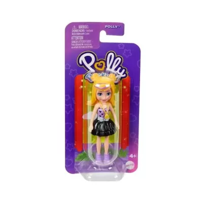 Boneca Da Polly Pocket Loira Com Saia Preta Fwy19 Mattel