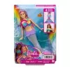 Boneca Fantasy Sereia Luzes Brilhante Hdj36 Barbie Novo