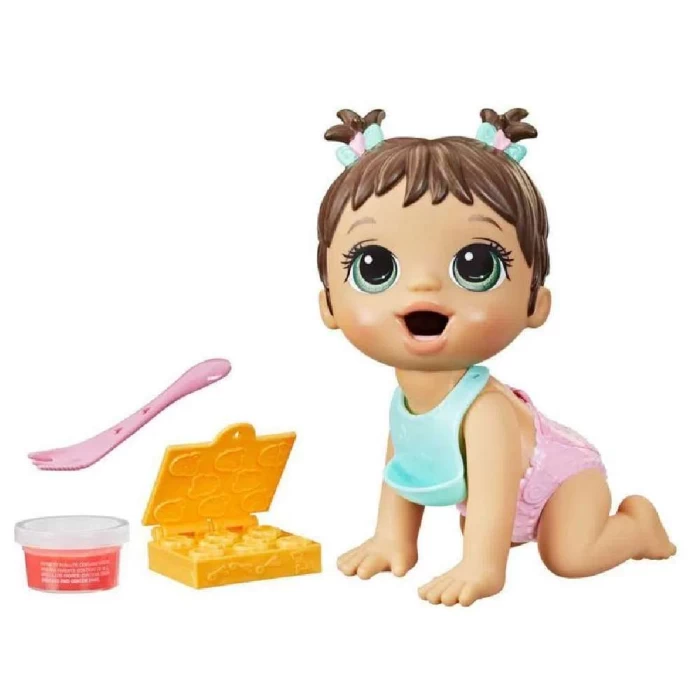 Boneca Hora da Papinha Morena Baby Alive F2618