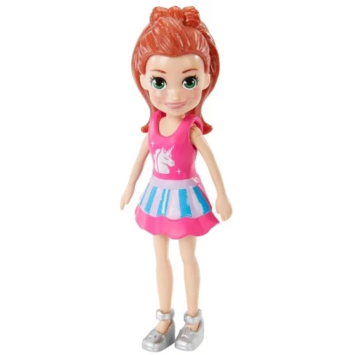 Boneca Polly Pocket 9cm Lila Ruiva