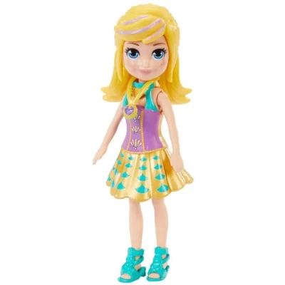 Boneca Polly Pocket 9cm Polly Loira