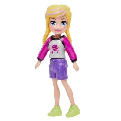 Boneca Polly Pocket 9cm Polly Loira