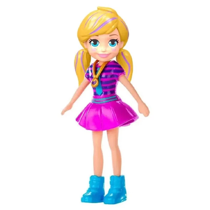 Boneca Polly Pocket 9cm Polly Loira