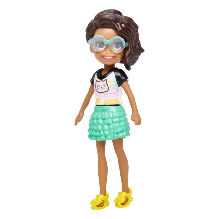 Boneca Polly Pocket 9cm Shani Morena