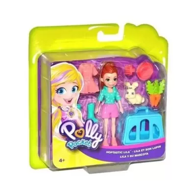 Boneca Polly Pocket Lila Com Pet E Acessórios Gdm11 Novo