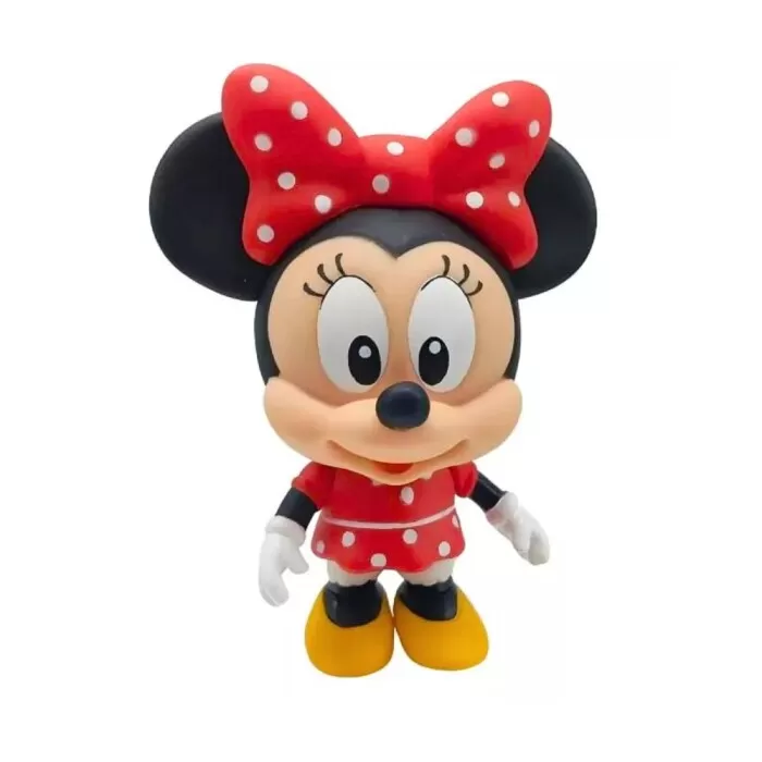 Boneco Da Minnie Do Mickey Vinil Articulado Junior 12cm