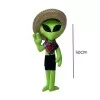 Boneco Et Da Br Verde Pelúcia Com Roupa Caipira 50cm Ventosa