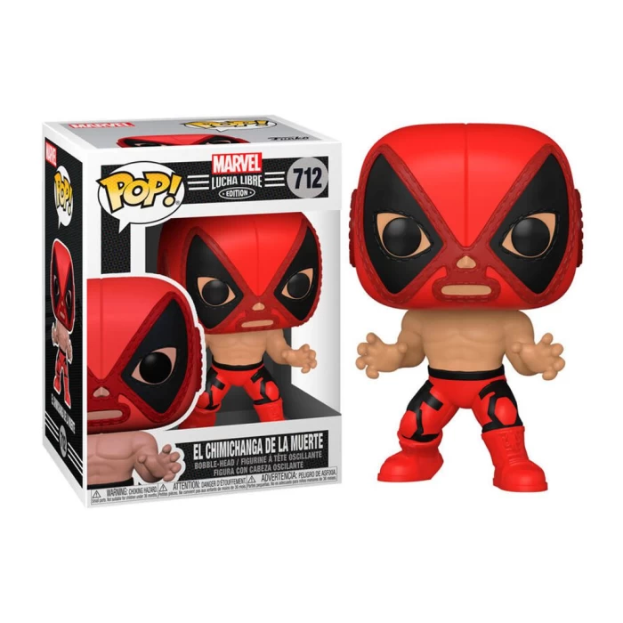 Boneco Funk Pop Marvel Luchadores Deadpool Collectable Novo