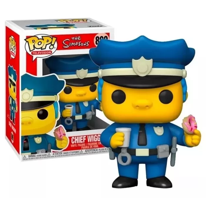 Boneco Funko Pop! Chief Wiggum The Simpsons 899 2022