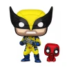 Boneco Funko Pop! Marvel Deadpool Wolverine Com Babypool