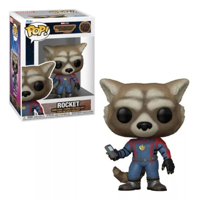 Boneco Funko Pop! Marvel Guardiões Da Galáxia: Rocket