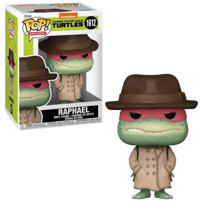 Boneco Funko Pop! Tartarugas Ninja Raphael Sobretudo - 1612