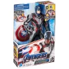 Boneco Marvel Avengers Shield Blast Capitain America Hasbro