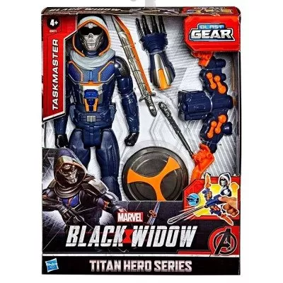 Boneco Marvel Black Widow Titan Hero Taskmaster 30 cm Promo