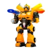 Boneco Robo Wasp Gigante 40cm Anda e Atira + Efeito de Luz