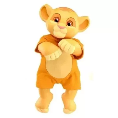 Boneco de Pelúcia o Rei Leão Bebe Simba Disney Roma