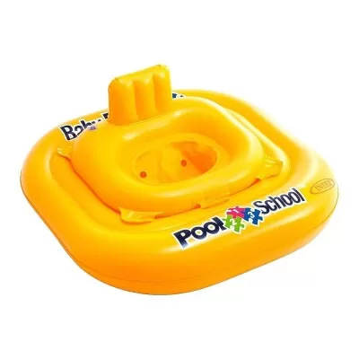Bote Baby Pool School Amarelo Intex Novo