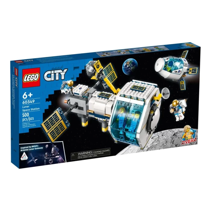 BRINQUEDO LEGO CITY ESTAÇÃO ESPACIAR LUNAR 500 PEÇAS