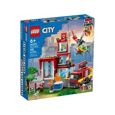 BRINQUEDO LEGO CITY QUARTEL DOS BOMBEIROS 540 PEÇAS