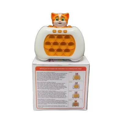 Brinquedo Anti Stress Gato Laranja Tk-Ab6419 Toy Novo