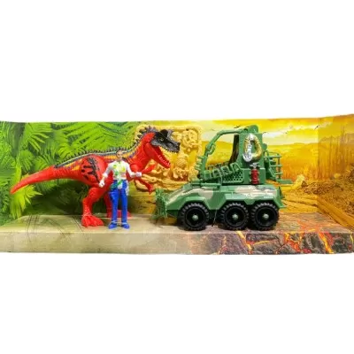 Brinquedo Dino Word Na Floresta Carro Verde 1905 Novo