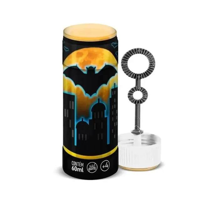 Brinquedo Lança Bolhas De Sabão Batman 60 mL Novo