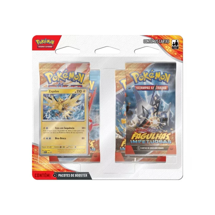 Brinquedo Pokemon Fagulhas Impetuosas Blister Copag