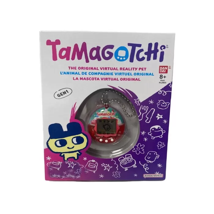 Brinquedo Tamagotchi Bichinho Virtual Cor Vermelho Bandai