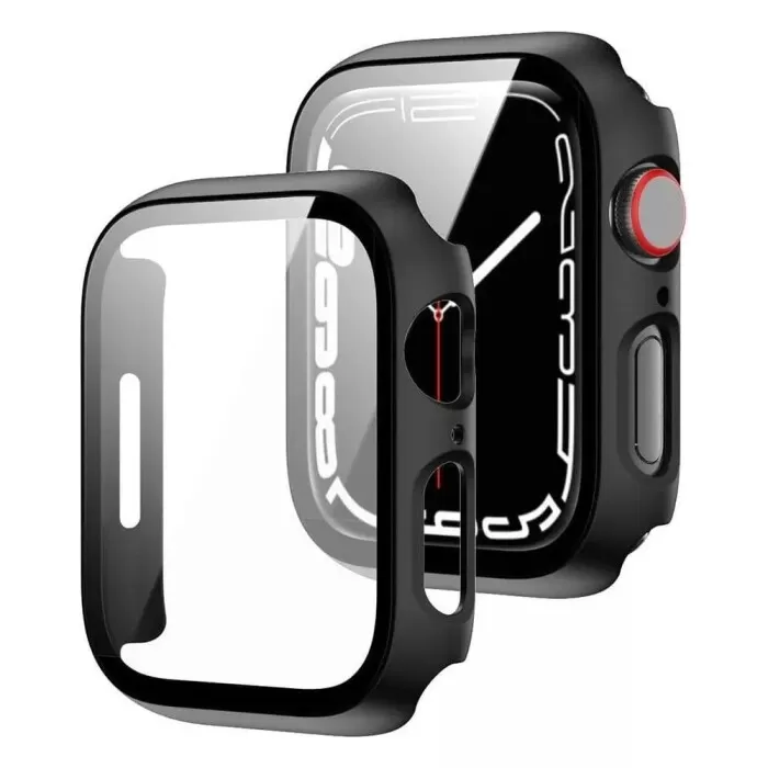 Bumper Com Película Preto Compatível Com Apple Watch 41mm