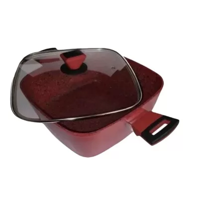 Caçarola Stonechef Ruby Maxchef Vermelha 6,2L Novo