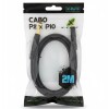 Cabo Adaptador 2 Metros P2 X P10 X-Cell Xc-P2-P10
