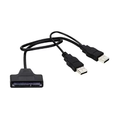 Cabo Adaptador/Conversor Sata Y Para 2 Usb 2.0 A Macho